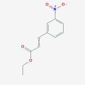molecular formula C11H11NO4 B7885209 乙基-间-硝基肉桂酸酯 