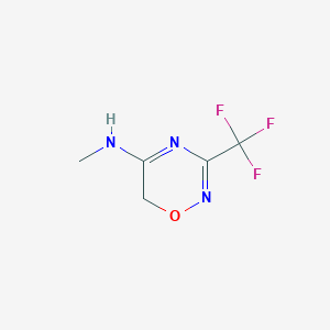 N-methyl-3-(trifluoromethyl)-6H-1,2,4-oxadiazin-5-amine