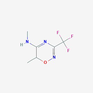 molecular formula C6H8F3N3O B7885279 CID 56763755 