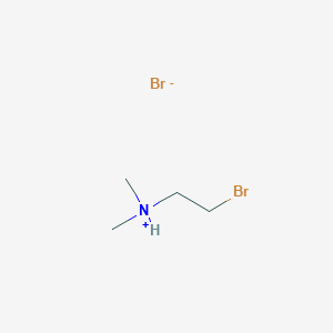 molecular formula C4H11Br2N B7885288 2-Bromoethyldimethylammonium bromide 