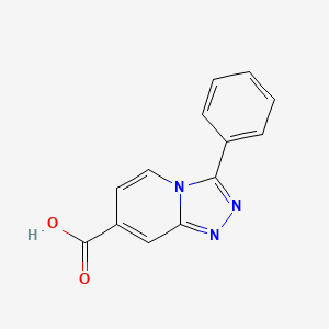 3-Phenyl-[1,2,4]triazolo[4,3-a]pyridine-7-carboxylic acid