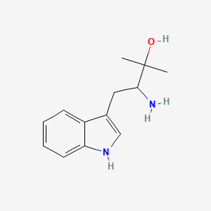 3-amino-4-(1H-indol-3-yl)-2-methylbutan-2-ol
