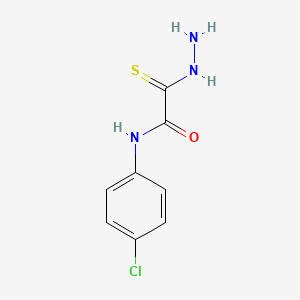 (4-Chlorophenylcarbamoyl)thioformic acid hydrazide
