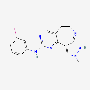 molecular formula C16H15FN6 B7885739 CID 56766608 