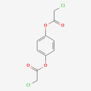 molecular formula C10H8Cl2O4 B7885788 Benzene-1,4-diyl bis(chloroacetate) CAS No. 10470-77-6