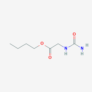 molecular formula C7H14N2O3 B7885807 Butyl 2-(carbamoylamino)acetate 