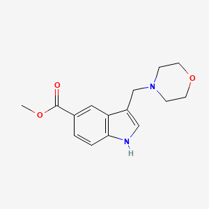 3-(Morpholinomethyl)-1H-indole-5-carboxylic acid methyl ester