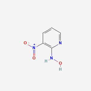 molecular formula C5H5N3O3 B7885814 N-(3-nitro-1,2-dihydropyridin-2-ylidene)hydroxylamine 