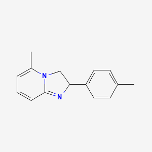 molecular formula C15H16N2 B7885832 5-Methyl-2-(4-methylphenyl)-2,3-dihydroimidazo[1,2-a]pyridine 