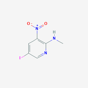 5-iodo-N-methyl-3-nitropyridin-2-amine