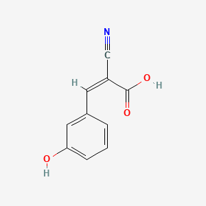 molecular formula C10H7NO3 B7885867 alpha-Cyano-3-hydroxycinnamicacid 