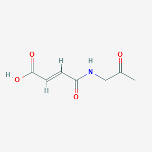 molecular formula C7H9NO4 B7885880 (2E)-4-oxo-4-[(2-oxopropyl)amino]but-2-enoic acid 