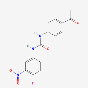 N-(4-acetylphenyl)-N'-(4-fluoro-3-nitrophenyl)urea