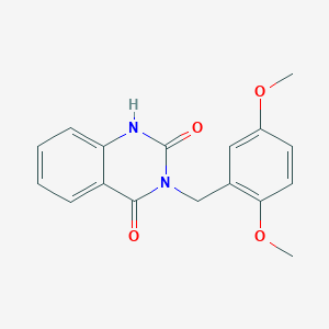 molecular formula C17H16N2O4 B7886018 3-(2,5-dimethoxybenzyl)-2,4(1H,3H)-quinazolinedione 