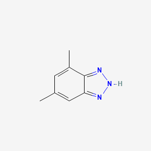molecular formula C8H9N3 B7886039 4,6-Dimethyl-1H-1,2,3-benzotriazole 