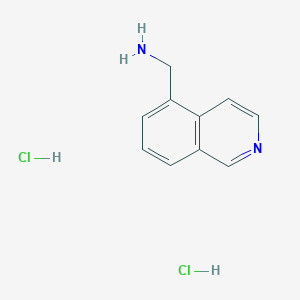 molecular formula C10H12Cl2N2 B7886046 1-Isoquinolin-5-ylmethanamine dihydrochloride 