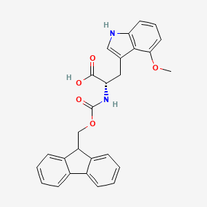 molecular formula C27H24N2O5 B7886052 N-Fmoc-4-methoxy-L-tryptophan 