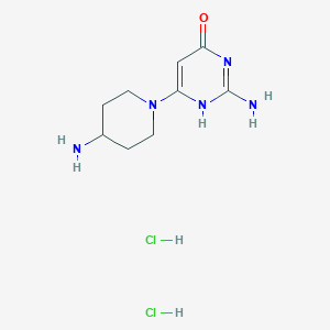 molecular formula C9H17Cl2N5O B7886119 CID 53433696 