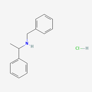 molecular formula C15H18ClN B7886122 N-Benzyl-1-phenylethanamine hydrochloride CAS No. 49746-32-9