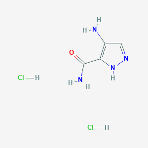 4-Amino-1H-pyrazole-5-carboxamide dihydrochloride