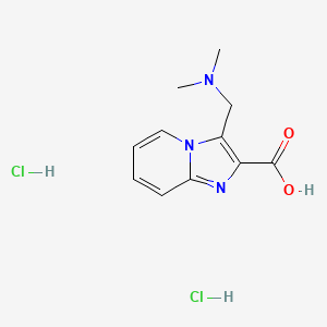 3-[(Dimethylamino)methyl]imidazo[1,2-a]pyridine-2-carboxylic acid dihydrochloride