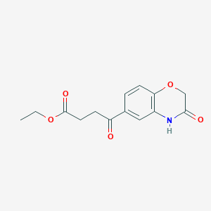 Ethyl 4-oxo-4-(3-oxo-3,4-dihydro-2H-benzo[b][1,4]oxazin-6-yl)butanoate