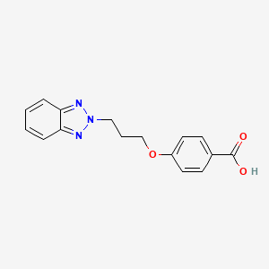 4-[3-(2H-1,2,3-benzotriazol-2-yl)propoxy]benzoic acid