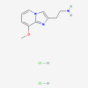 2-(8-Methoxyimidazo[1,2-a]pyridin-2-yl)ethanamine;dihydrochloride