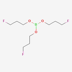 molecular formula C9H18BF3O3 B7886510 Tris(3-fluoropropyl)borate 