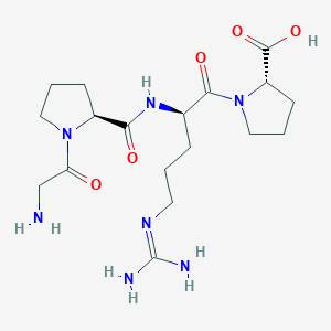 molecular formula C18H31N7O5 B7886673 H-Gly-Pro-D-Arg-Pro-OH 