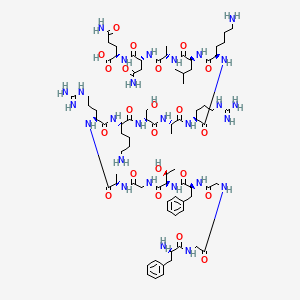 molecular formula C79H129N27O22 B7886712 H-D-Phe-Gly-Gly-Phe-D-Thr-Gly-Ala-Arg-Lys-D-Ser-Ala-Arg-D-Lys-Leu-Ala-D-Asn-Gln-OH 