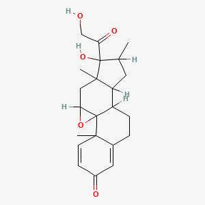 17,21-Dihydroxy-16-methyl-9,11-epoxypregna-1,4-diene-3,20-dione