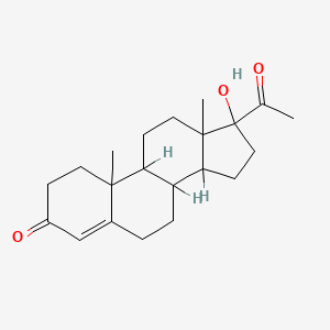 molecular formula C21H30O3 B7886829 17Alpha-hydroxy progesterone 