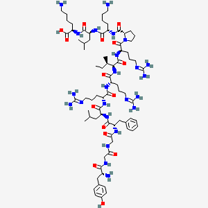molecular formula C75H126N24O15 B7886897 H-D-Tyr-Gly-Gly-Phe-Leu-D-Arg-Arg-aIle-D-Arg-Pro-Lys-Leu-D-Lys-OH 