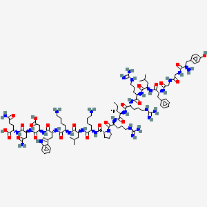 molecular formula C99H155N31O23 B7886901 H-D-Tyr-Gly-Gly-D-Phe-D-Leu-D-Arg-D-Arg-D-Ile-Arg-D-Pro-D-Lys-Leu-D-Lys-D-Trp-D-Asp-Asn-Gln-OH 