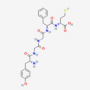 molecular formula C27H35N5O7S B7886944 H-D-Tyr-Gly-Gly-D-Phe-D-Met-OH 