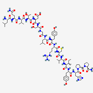 molecular formula C89H138N24O24S B7886961 H-Leu-Gln-Val-Thr-Asp-D-Ser-Gly-Leu-Tyr-Arg-Cys-D-Val-Ile-Tyr-His-D-Pro-D-Pro-NH2 