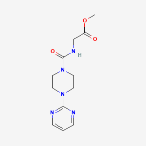 methyl N-{[4-(pyrimidin-2-yl)piperazin-1-yl]carbonyl}glycinate