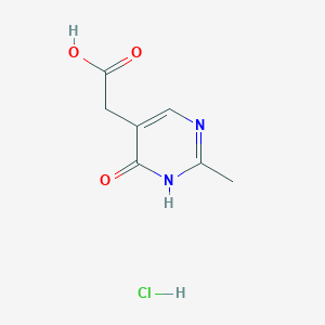 (2-Methyl-6-oxo-1,6-dihydro-5-pyrimidinyl)acetic acid