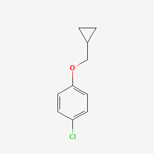 molecular formula C10H11ClO B7887142 1-Chloro-4-(cyclopropylmethoxy)benzene 