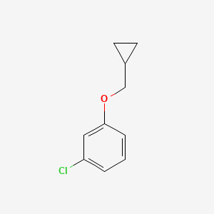 molecular formula C10H11ClO B7887149 1-Chloro-3-(cyclopropylmethoxy)benzene 