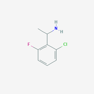 molecular formula C8H9ClFN B7887193 1-(2-Chloro-6-fluorophenyl)ethanamine 