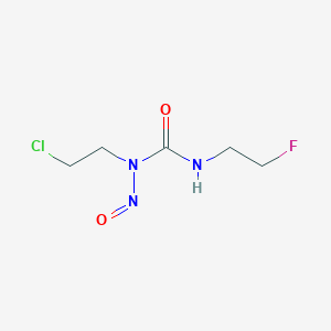 B078872 1-(2-Chloroethyl)-3-(2-fluoroethyl)-1-nitrosourea CAS No. 13907-77-2