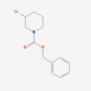 molecular formula C13H16BrNO2 B7887234 3-Bromo-piperidine-1-carboxylic acid benzyl ester 
