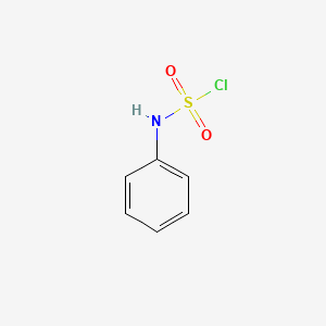 molecular formula C6H6ClNO2S B7887272 Phenylsulfamoyl chloride 