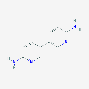 molecular formula C10H10N4 B7887286 [3,3'-Bipyridine]-6,6'-diamine 