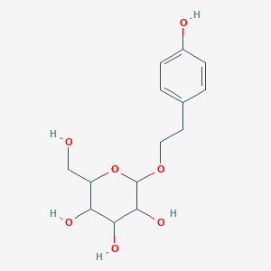 molecular formula C14H20O7 B7887326 2-(Hydroxymethyl)-6-[2-(4-hydroxyphenyl)ethoxy]oxane-3,4,5-triol 