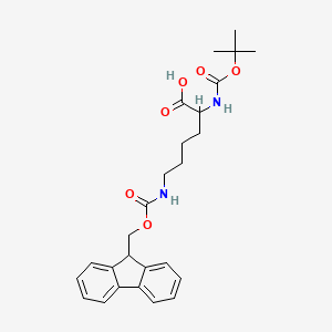 molecular formula C26H32N2O6 B7887398 Nalpha-Boc-Nepsilon-Fmoc-D-lysine 