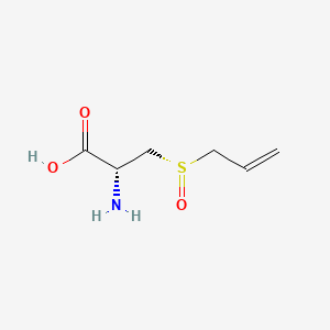 molecular formula C6H11NO3S B7887475 (+)-L-蒜氨酸 