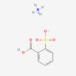 molecular formula C7H9NO5S B7887597 o-Sulfobenzoic acid, ammonium salt 